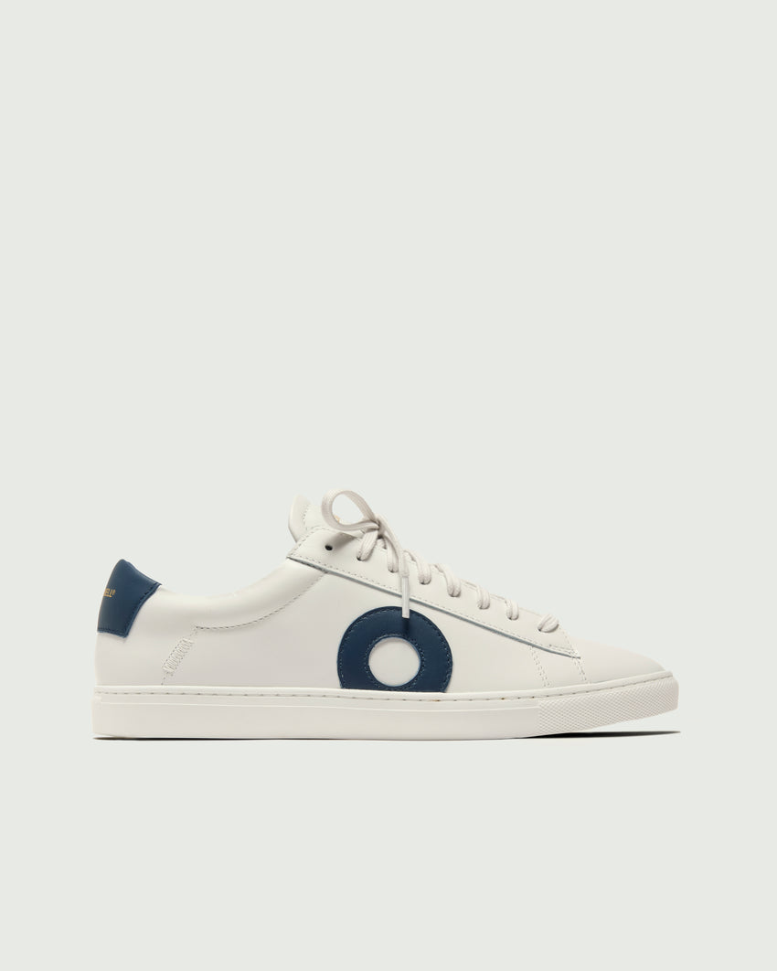 Low 1 | White / Navy (Orthopedic)